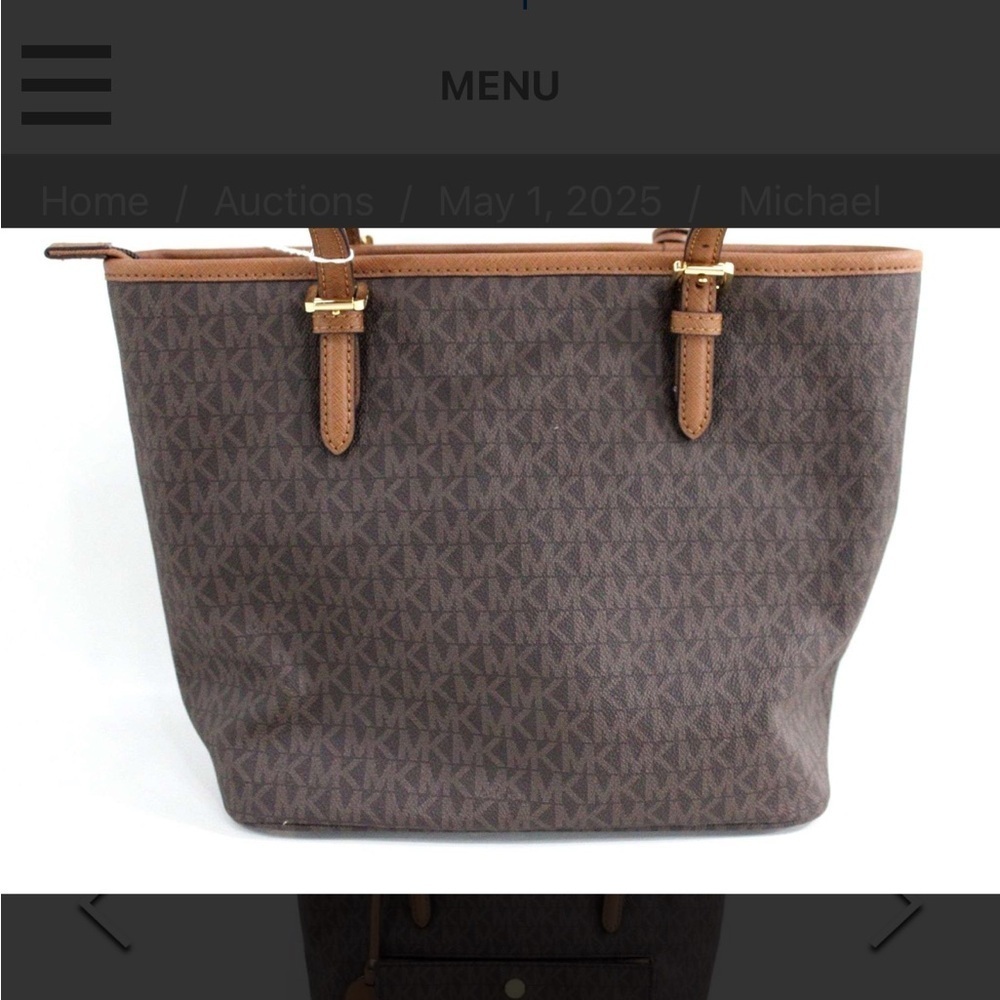 Michael Kors Brown Tote Bag - Picture 4 of 6